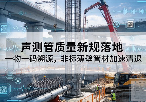 澄城声测管质量新规落地，一物一码溯源，非标薄壁管材加速清退